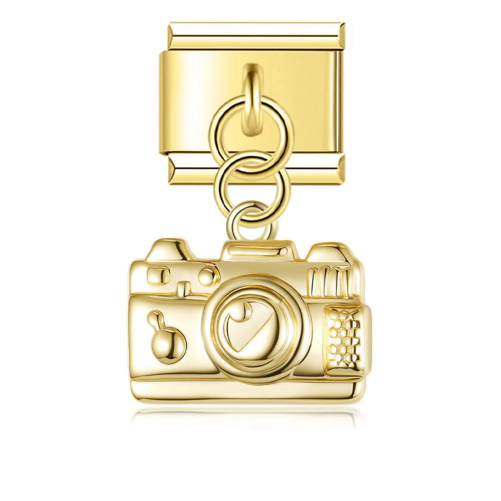 Gouden camerahanger