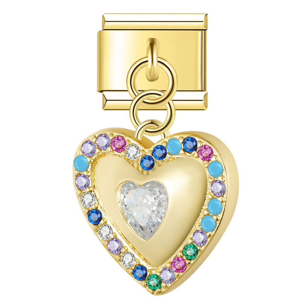 Glitter hart hanger