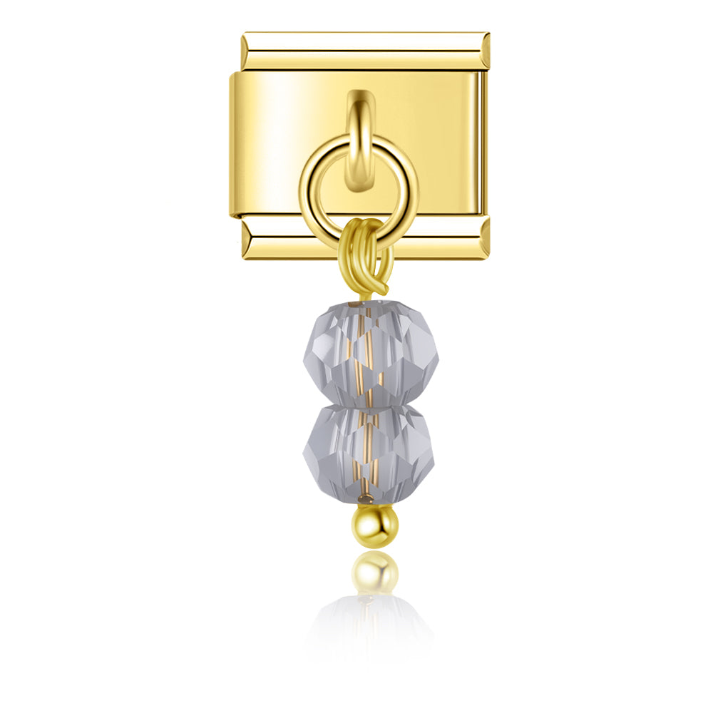 Zeepaardje glitter hanger