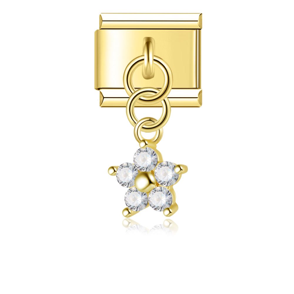 Kristallen bloesem hanger