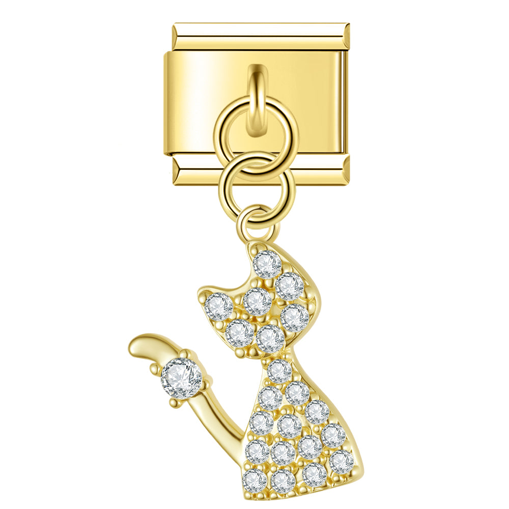 Glitter kattenhanger