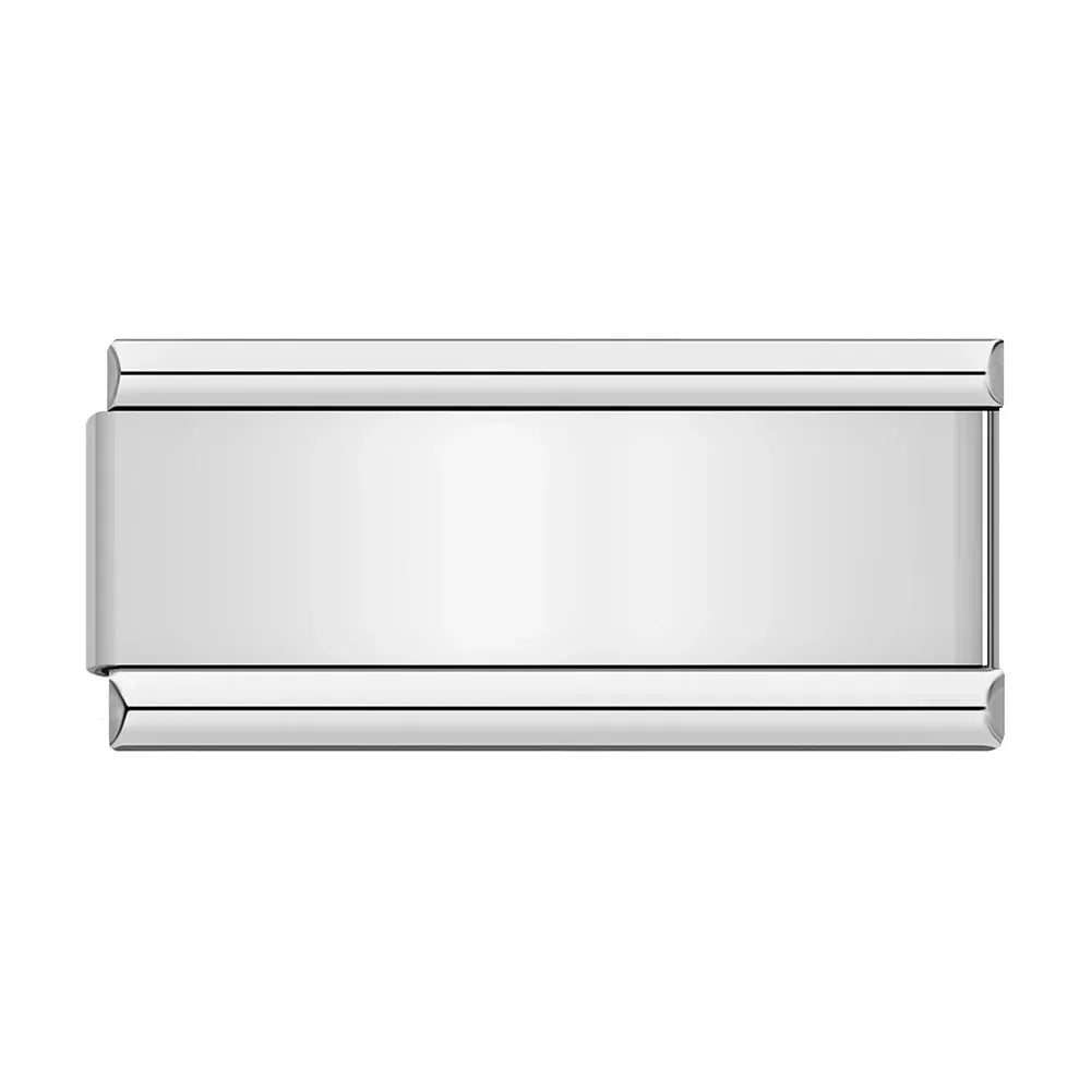 Zilveren dubbele bedel