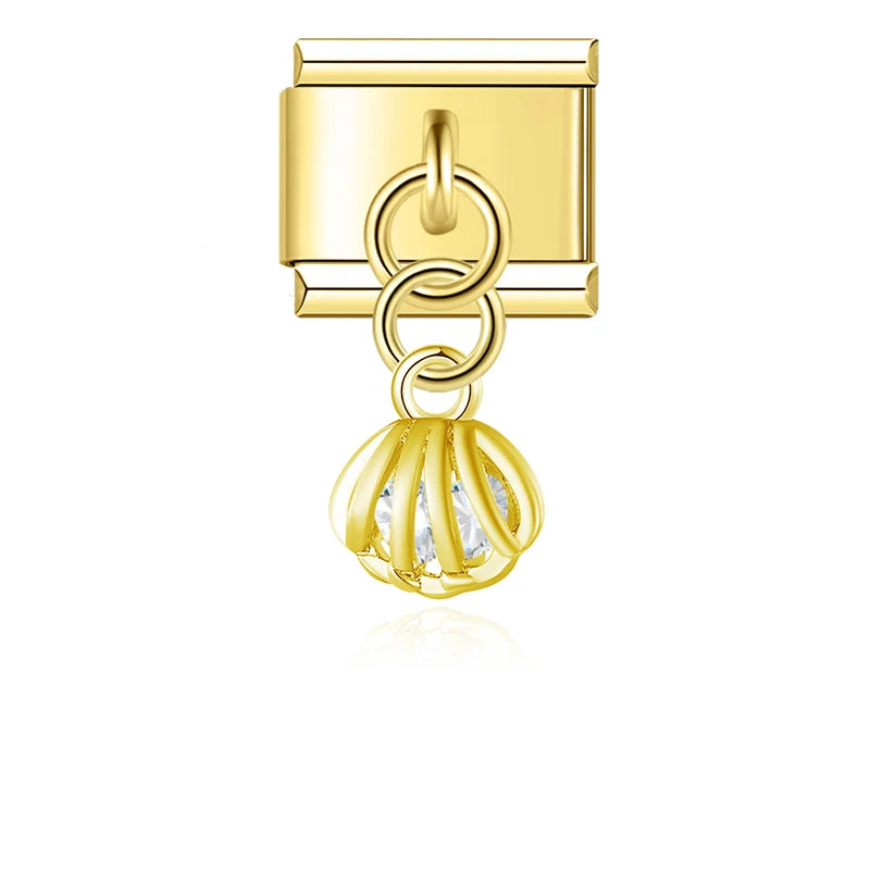 Glitterstenen hanger