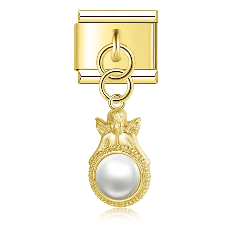 Beschermengel witte hanger