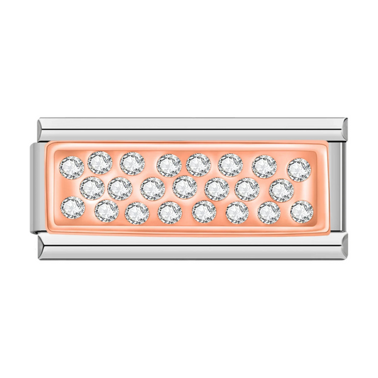 Dubbele glitterbedel