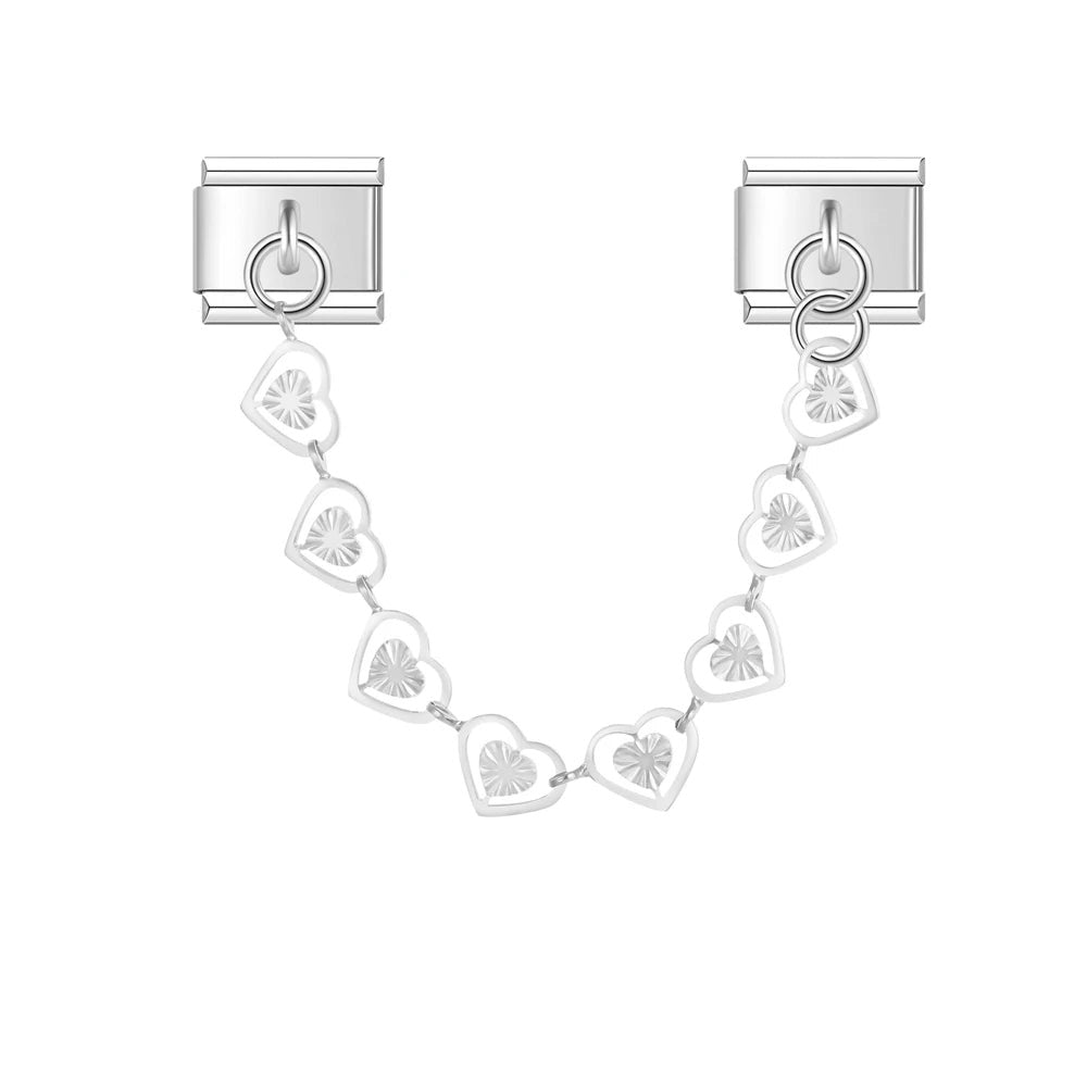 Zilveren vlinder bedelketting