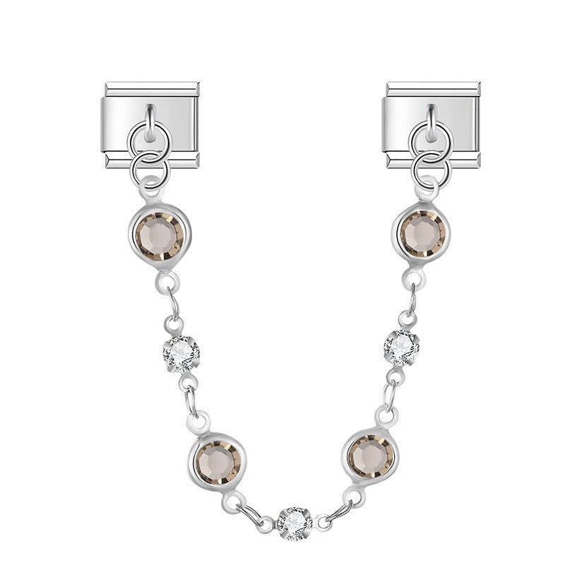 Zomer bedelketting zilver