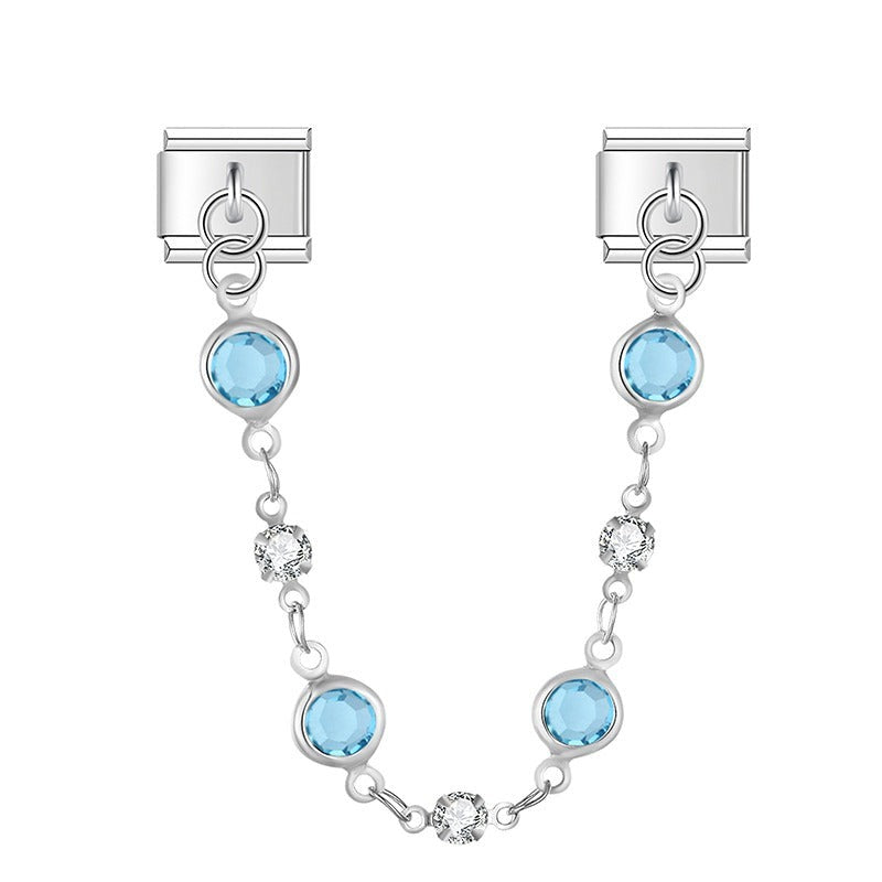 Zomer bedelketting zilver
