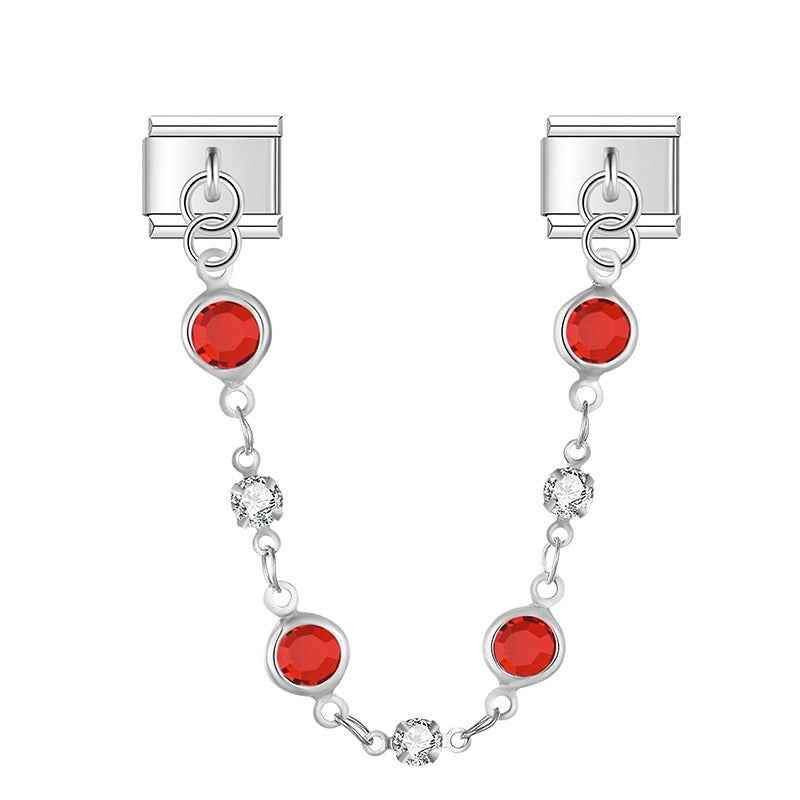 Zomer bedelketting zilver