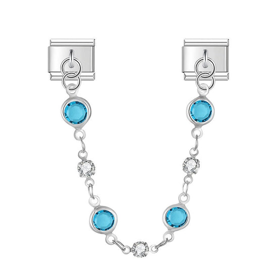 Zomer bedelketting zilver