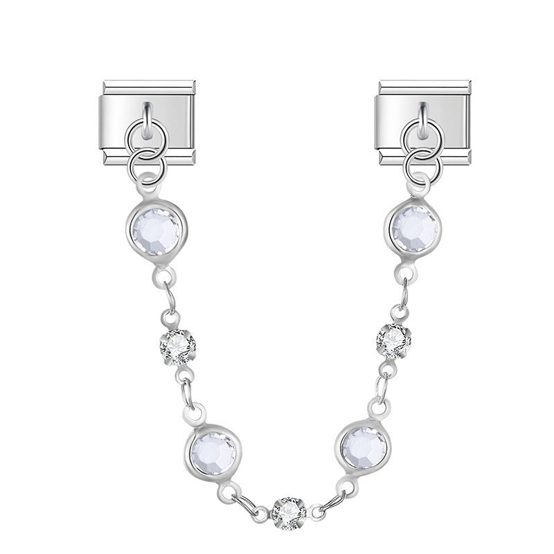 Zomer bedelketting zilver