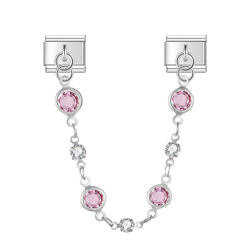 Zomer bedelketting zilver