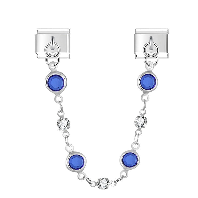 Zomer bedelketting zilver