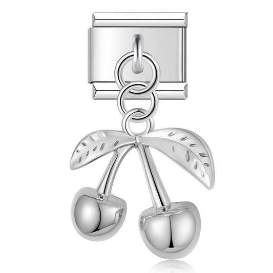 Kersen hanger zilver