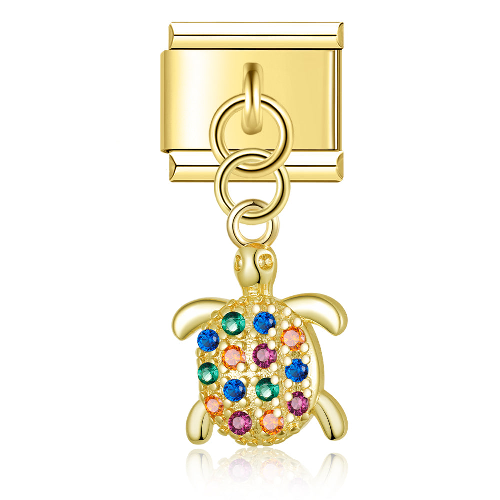 Glitter schildpad hanger