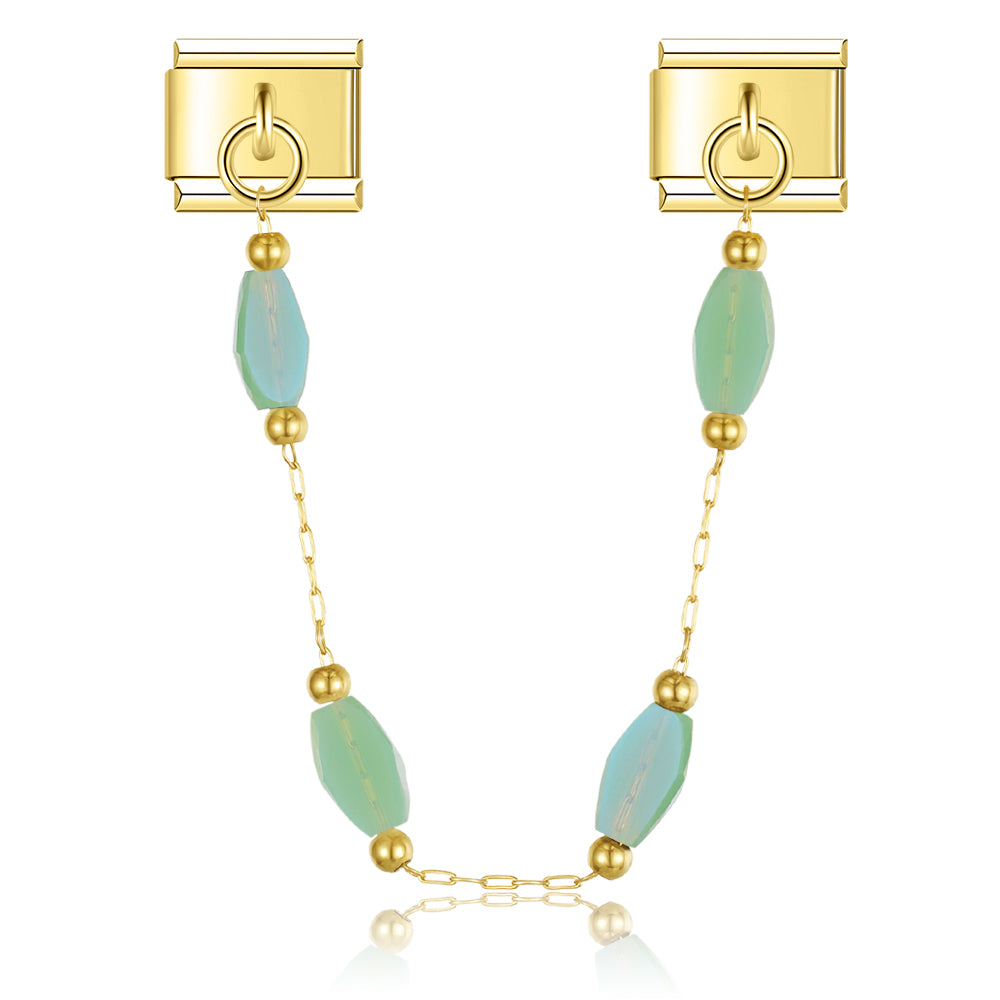 Kristallen charme ketting