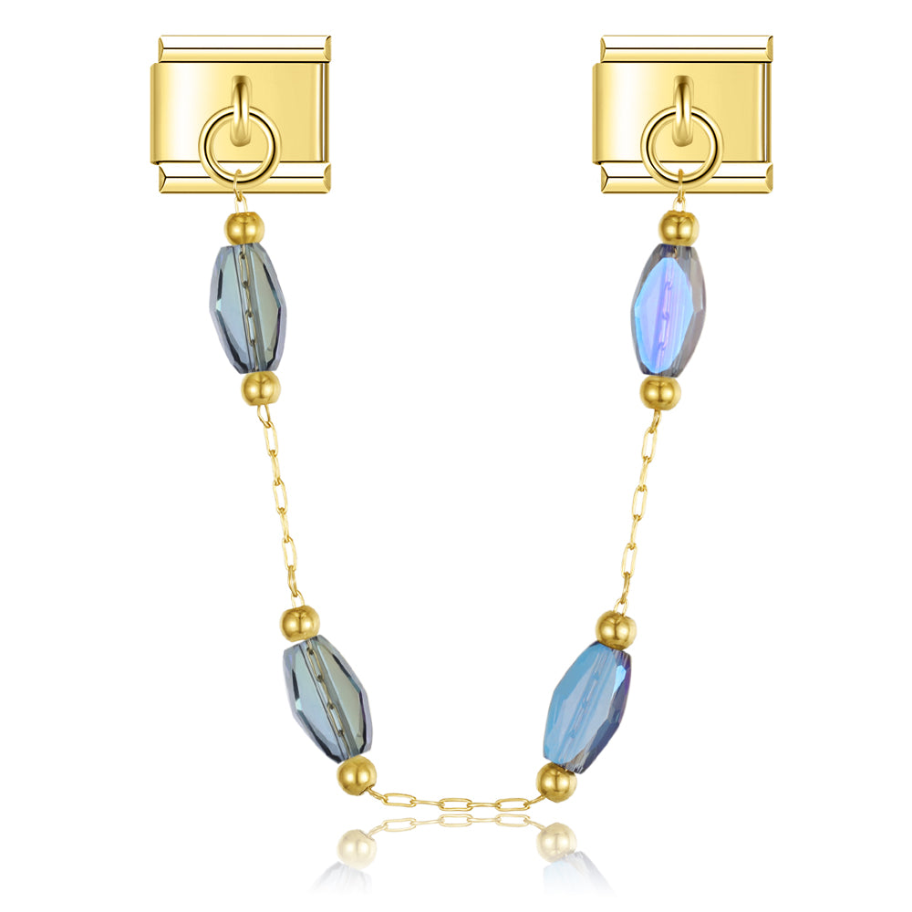 Kristallen charme ketting