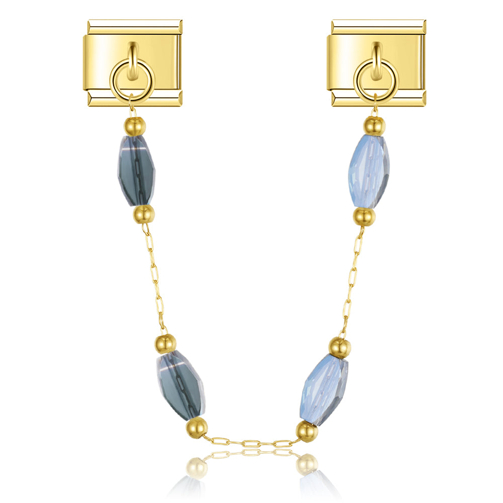 Kristallen charme ketting