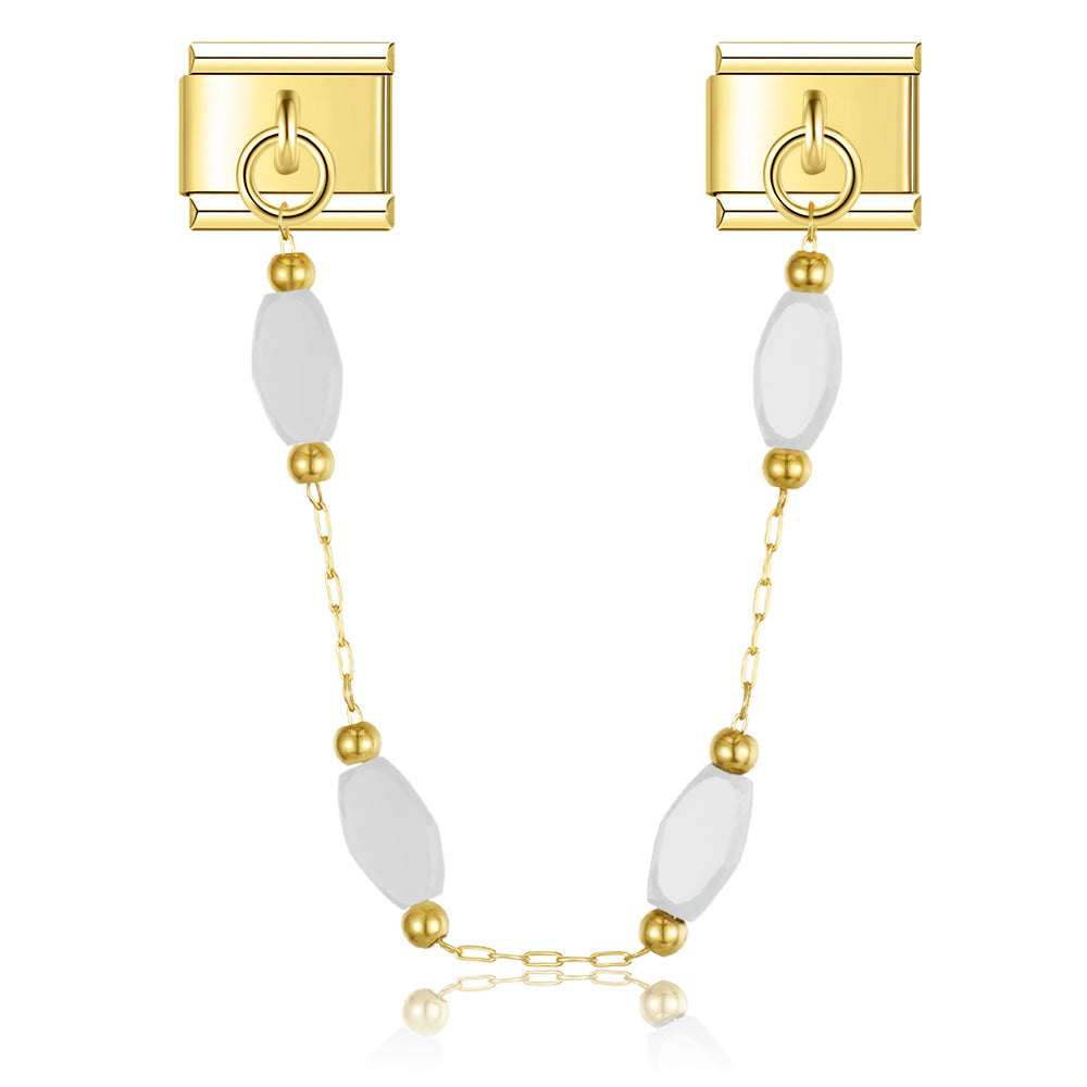 Kristallen charme ketting