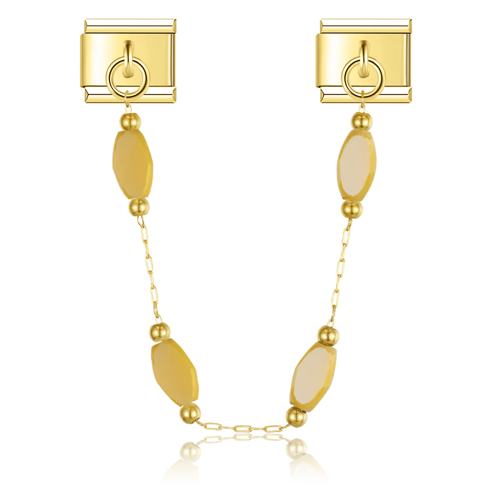 Kristallen charme ketting