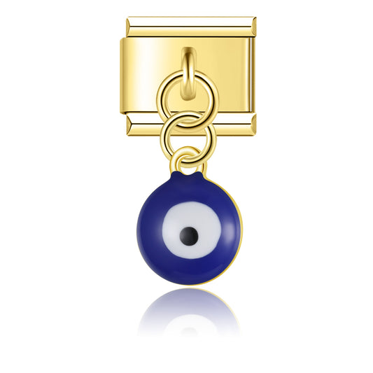 Blauwe ooghanger
