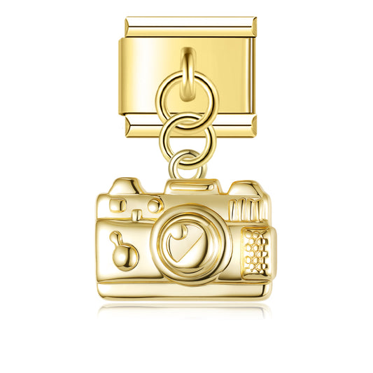 Gouden camerahanger