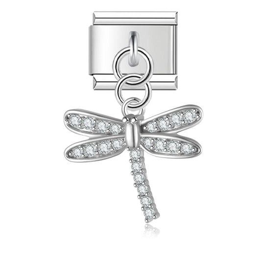 Glitter libelle hanger