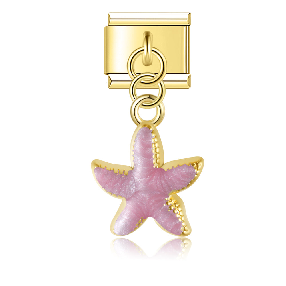 Zeester hanger roze