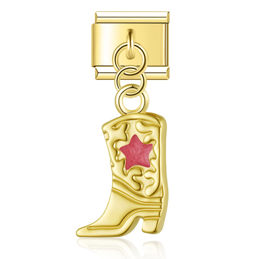 Cowboylaarzen ster hanger