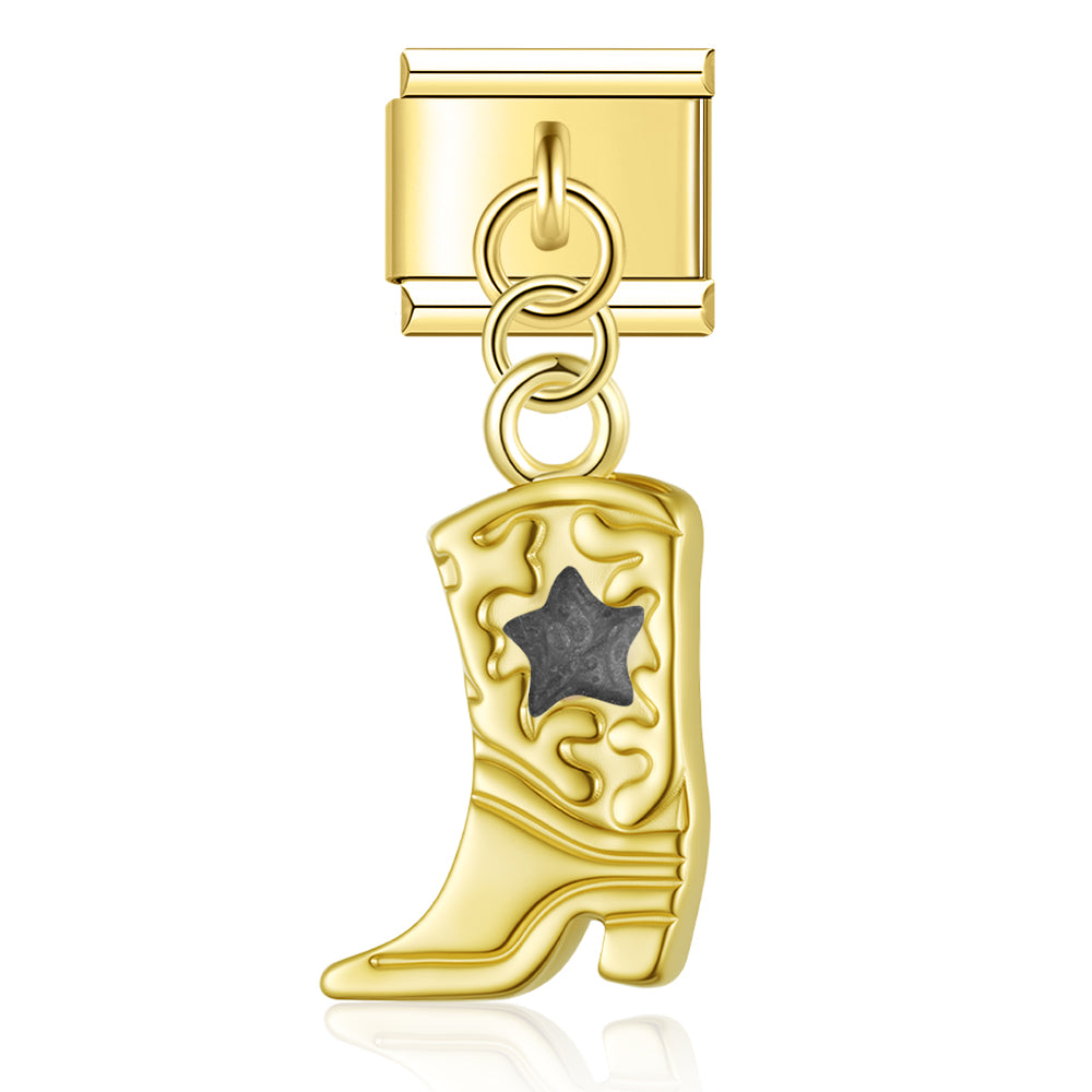 Cowboylaarzen ster hanger