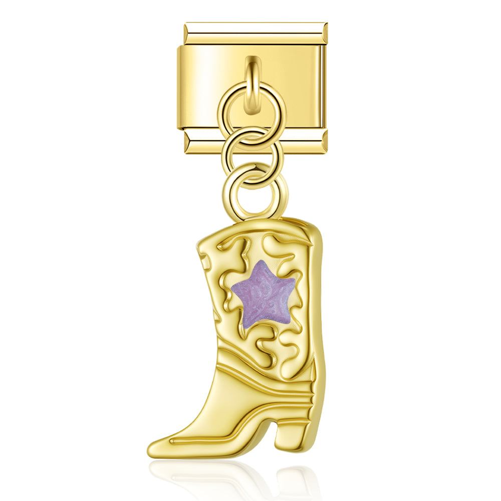Cowboylaarzen ster hanger