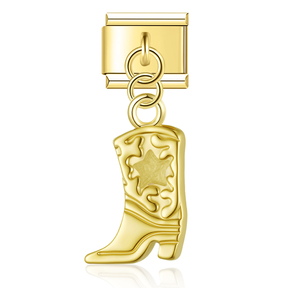 Cowboylaarzen ster hanger