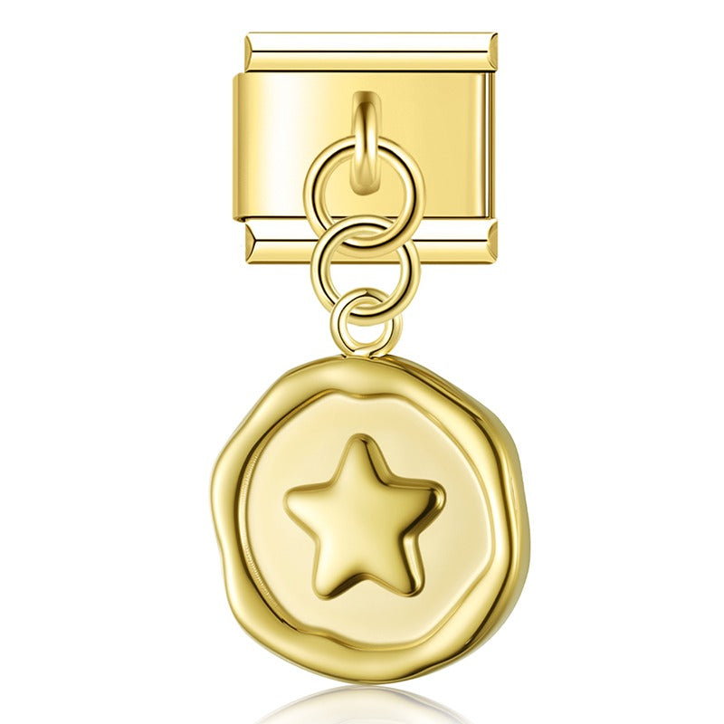 Zeepaardje glitter hanger
