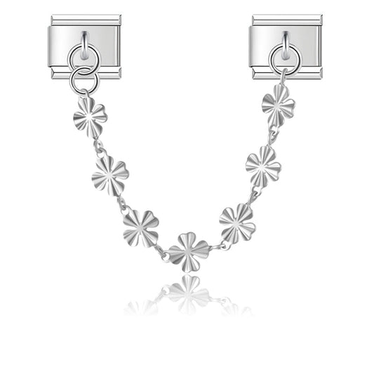 Kruis bedelketting zilver