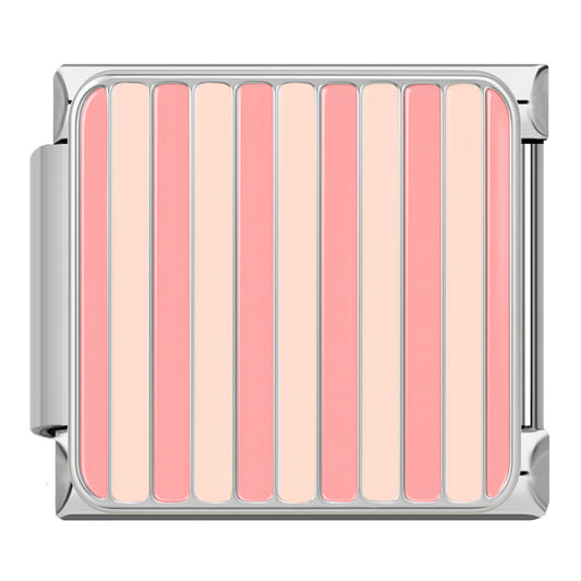 Roze gestreept zilver