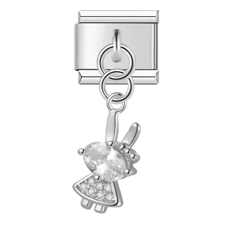 Zilveren konijn hanger