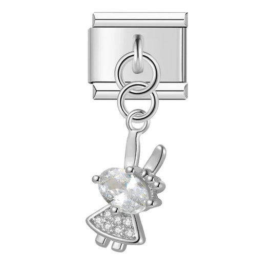 Zilveren konijn hanger