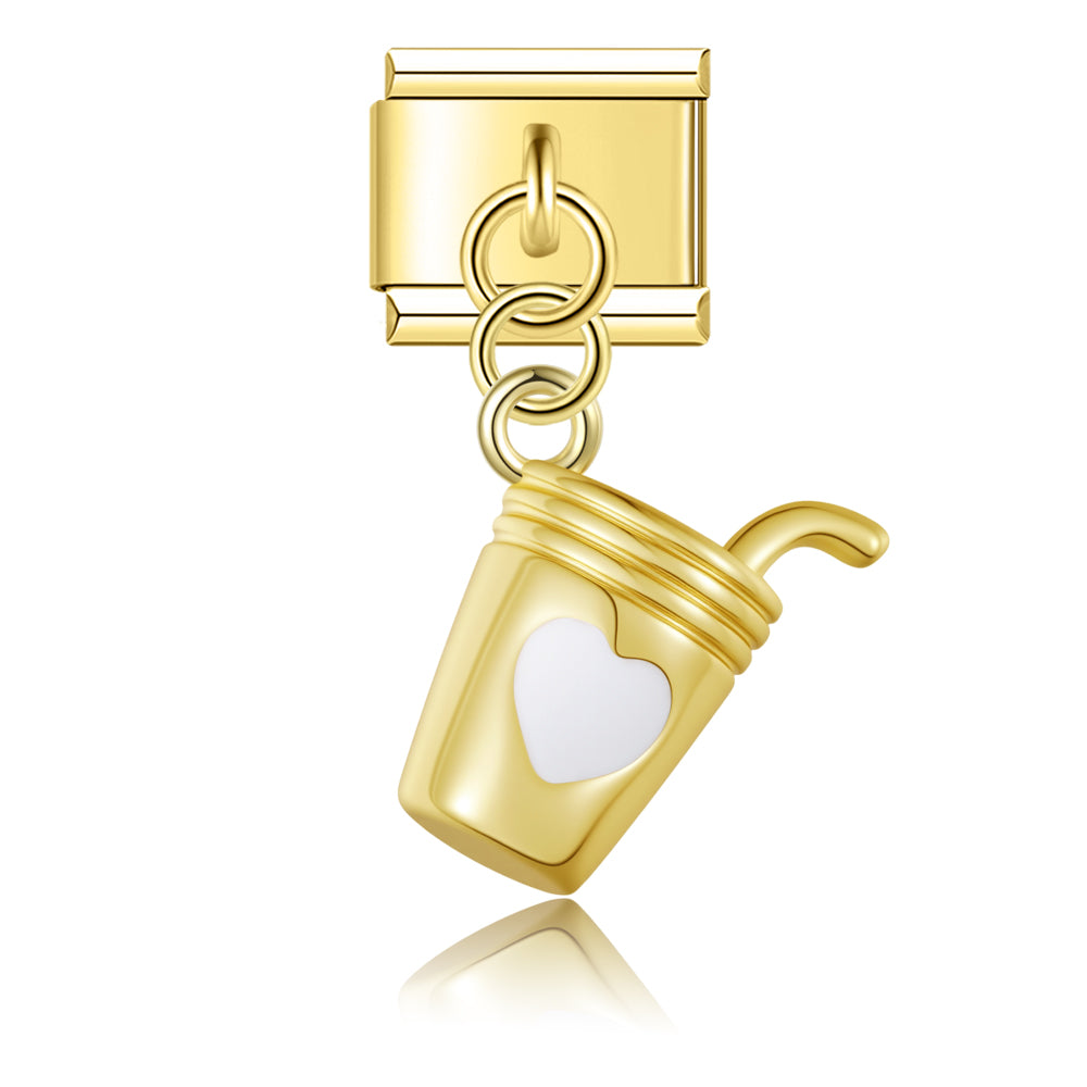 Gouden bloemhanger