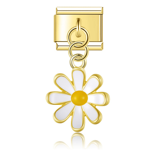 Gouden bloemhanger