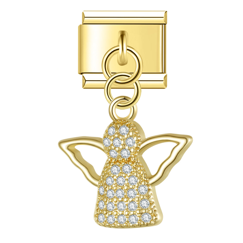 Glitter engel hanger