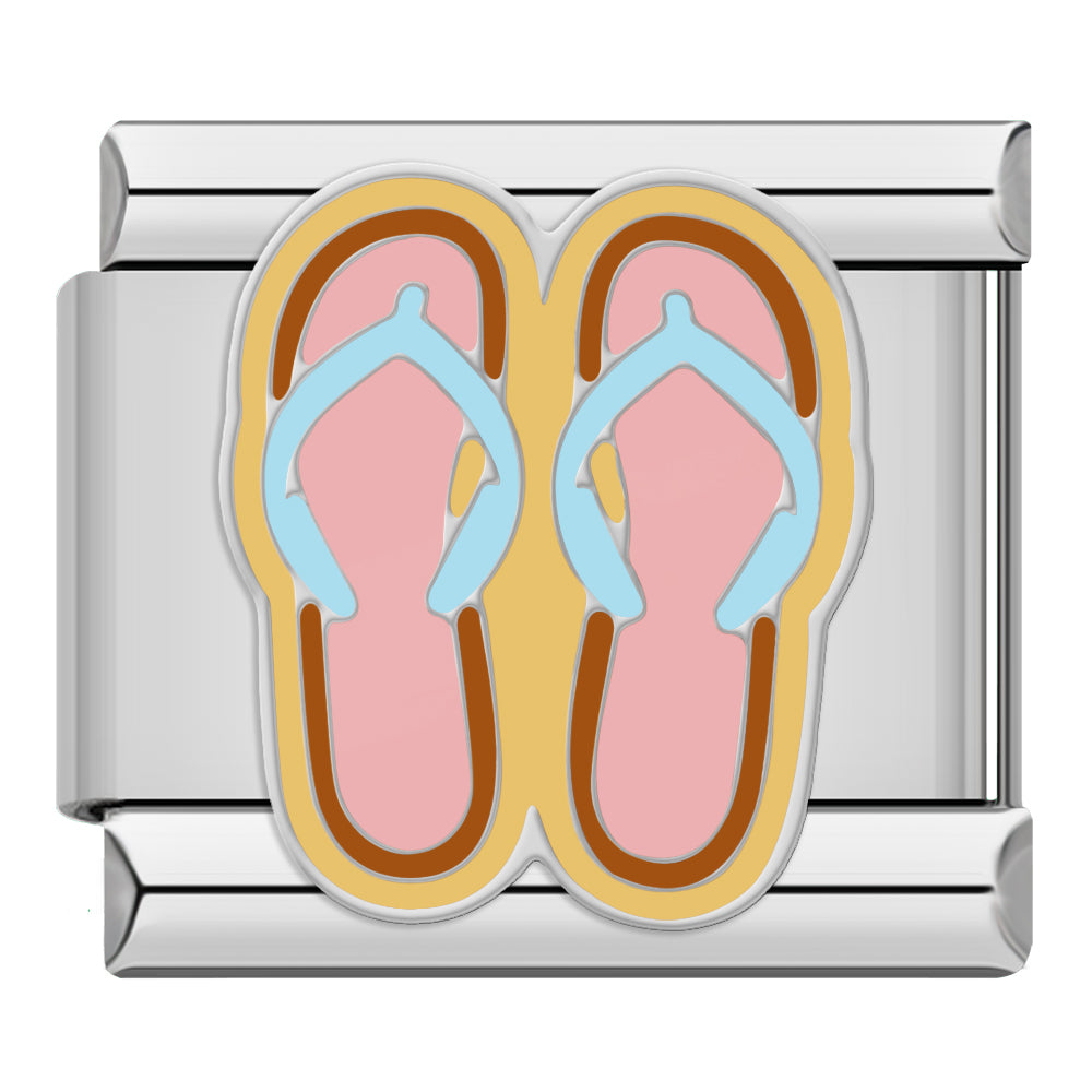 Zilveren slippers