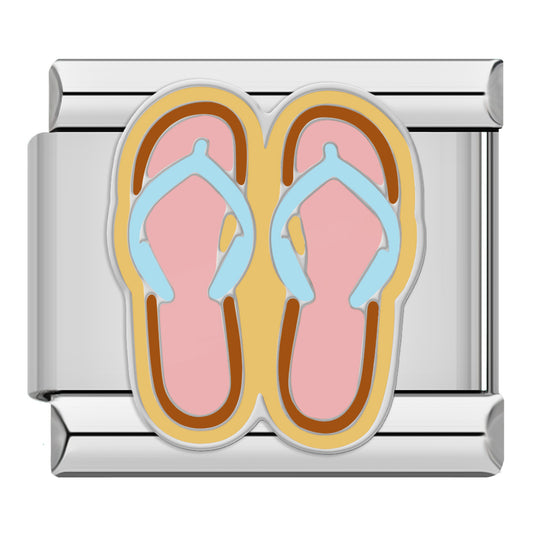 Zilveren slippers
