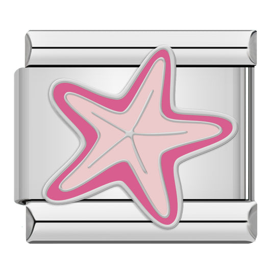 Zeester roze zilver