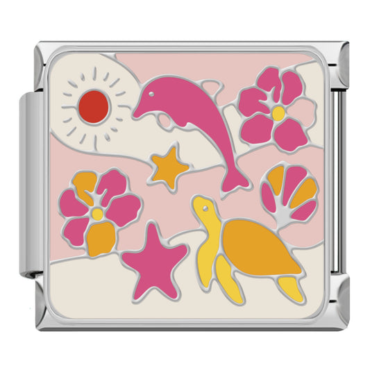Roze zeewereldzilver