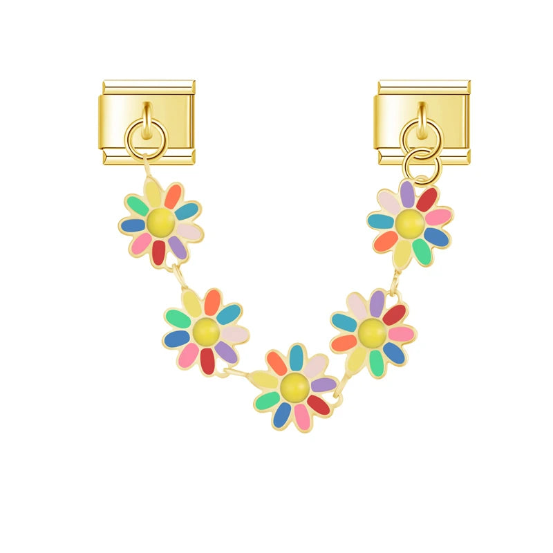 Bloem charme ketting