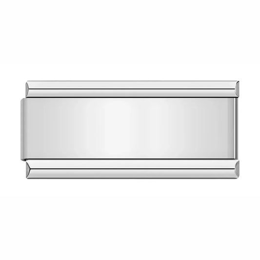 Zilveren dubbele bedel