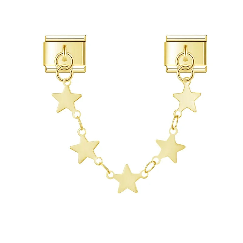 Ster bedelketting goud