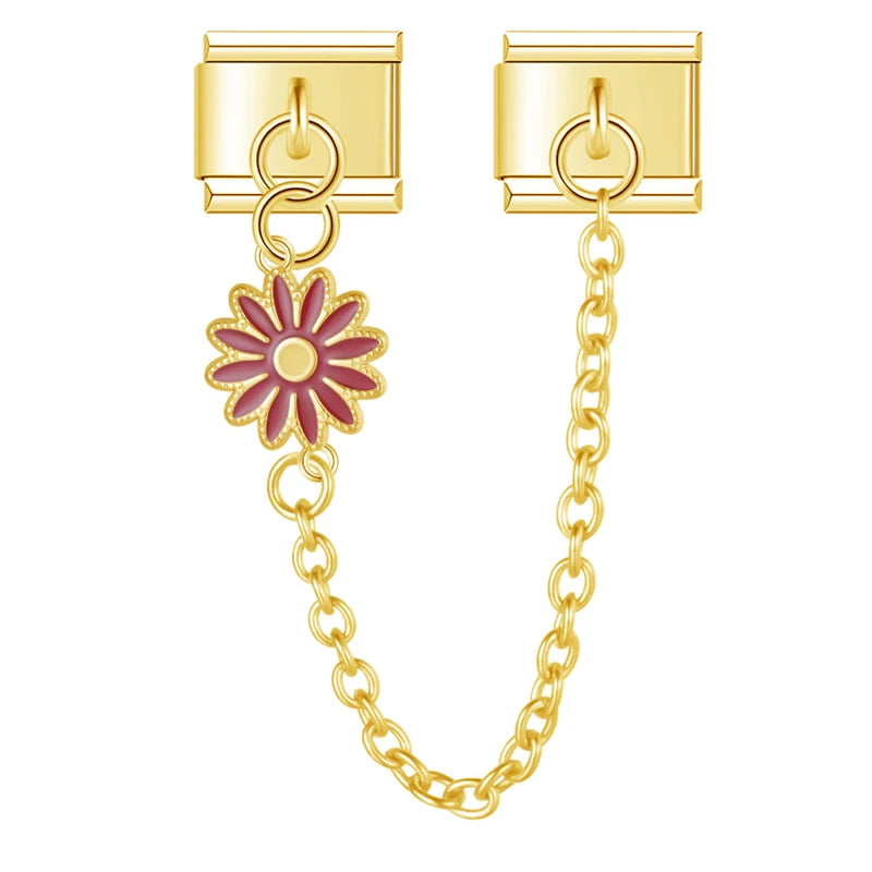 Bloem charme ketting