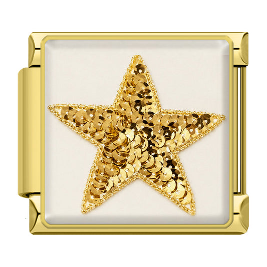 Glinsterende gouden ster