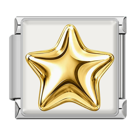 Gouden ster zilver